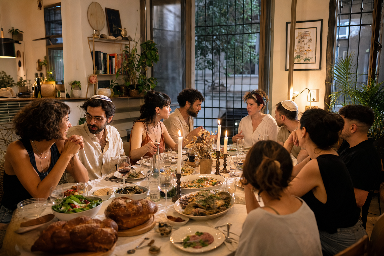 השולחן של משפחת לוי בתל אביב-יפו
