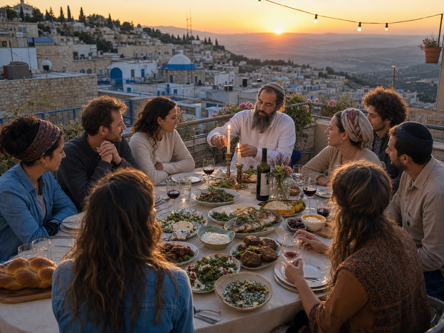 השולחן של אסתי גולן בצפת